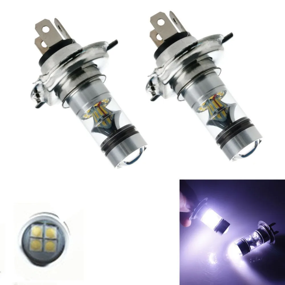 

Universal 2Pcs/set H3 H4 H7 LED Fog Light 100W Super Bright Car Driving Bulb Light Lamp White 12/24V