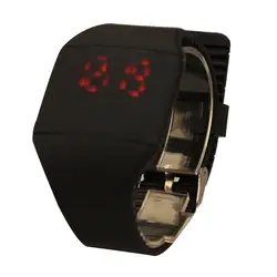 Новые модные однотонные Цвет Сенсорный экран LED наручные часы цифровой силиконовый ремешок для часов Спортивная унисекс Цифровые наручные