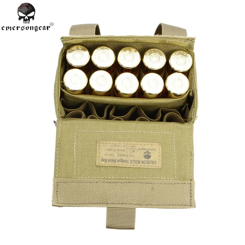 

Emerson 1000D Molle Bullet Ammo Shell Holder Box Paintball Airsoft Tactical MOLLE Waist Bag for Bullet Hunting Mag Ammo Pouch