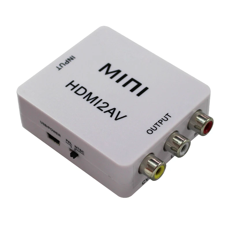 1080p HDMI К AV/S видео адаптер S-Video, hdmi2av+ s CVBS видео преобразователь, hdmi К av и svido rca