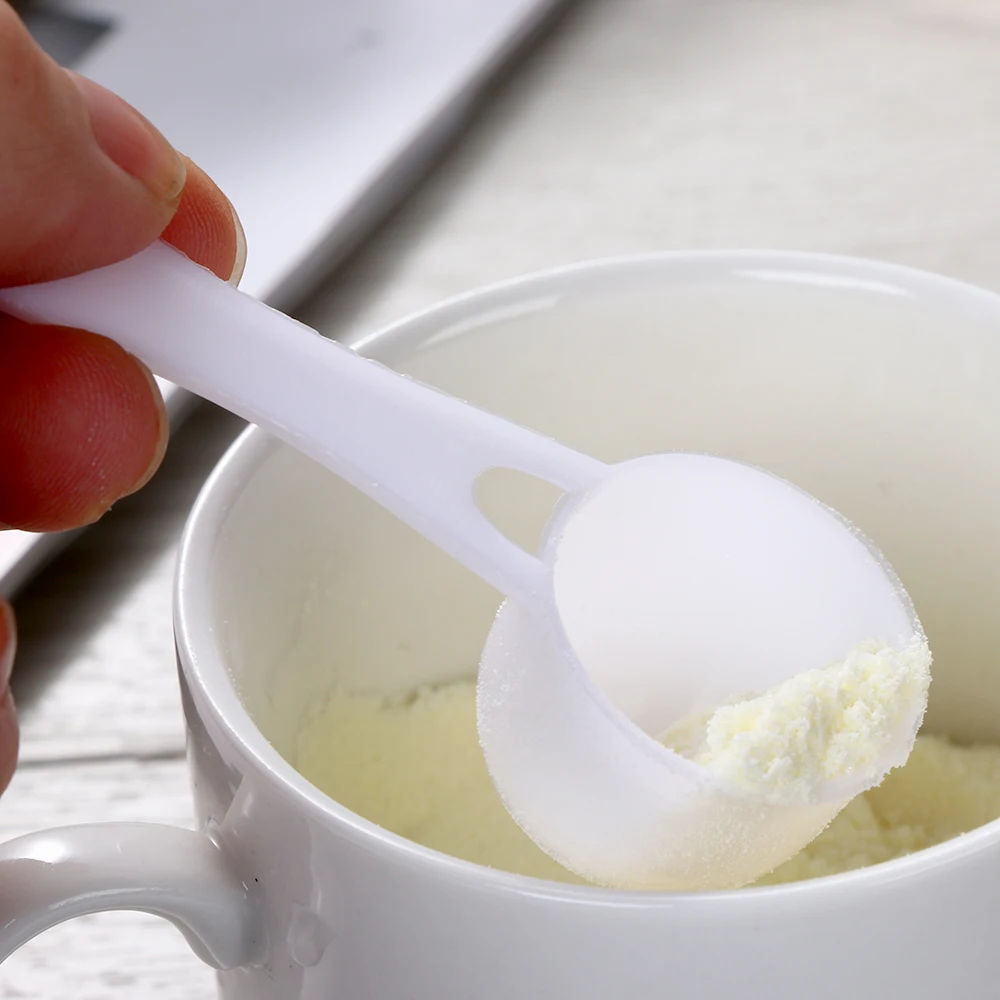 

10PCS 1/3/5/10g Measuring Spoons Coffee Protein Milk Powder Scoop Kitchen Plastic Kitchen Measuring Tools