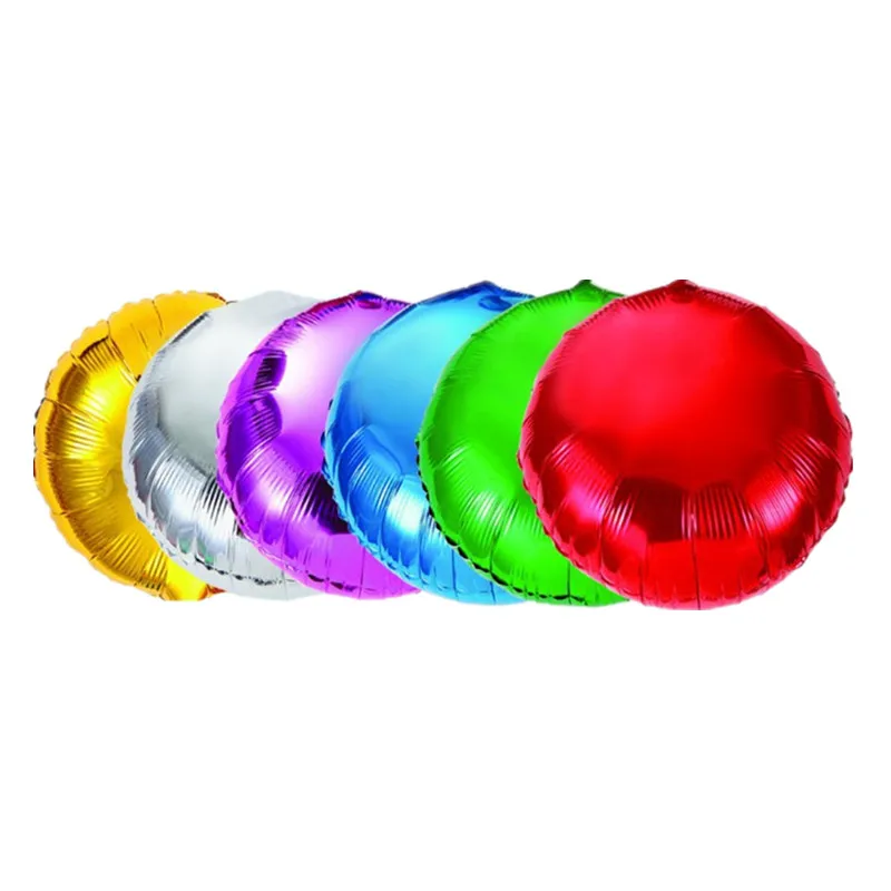 5pcs 18inch Round Foil Balloons for Wedding Birthday Party Supplies