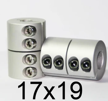 

NEW 17x19 Rigid clamping screws Solid Coupling for Engraving machine,17mm to 19mm shaft butt-muff coupler for stepper motor D40