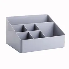 Пластиковые настольные наборы Настольный ящик для хранения для маленьких органайзер для вещей отделочные коробки