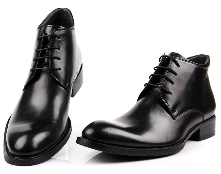 single leather boots pure leather 