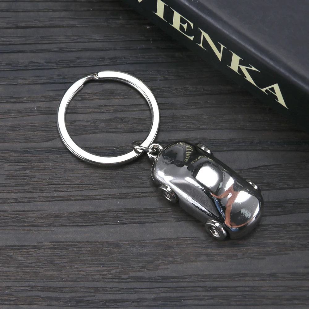 

Car Shape Key Chain Solid Four Wheel Car Model Keychain Gift Logo Key Chain Ring Keyfob Key Holder Keyring