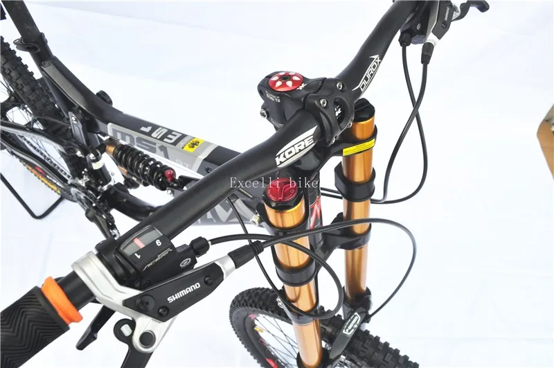 Bicicleta SHIMANO M455 Oil suspension Aluminium Alloy Soft-tail Frame Full Suspension Downhill Mountain Bikes 2615