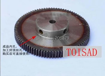 

Gear pinion 70T 70Teeth Mod 1.5 M=1.5m Bore 10 12mm Right Teeth 45# steel positive gear CNC gear rack