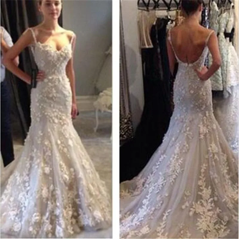 Aliexpress.com : Buy Romantic Lace Wedding Dresses 2016 vestido de ... Aliexpress.com : Buy Romantic Lace Wedding Dresses 2016 vestido de ...