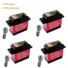 Newest 4Pcs DS3218 update RC servo 20KG full metal gear digital servo baja servo usual Waterproof version for baja cars RC toys цена Newest 4Pcs DS3218 update RC servo 20KG full metal gear digital servo baja servo usual Waterproof version for baja cars RC toys цены онлайн