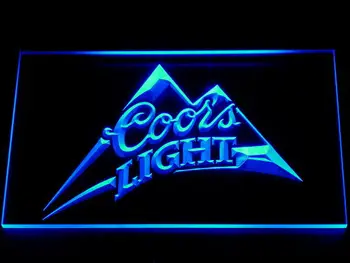 

004 Coors Light Beer Bar Pub Logo LED Neon Sign with On/Off Switch 20+ Colors 5 Sizes to choose