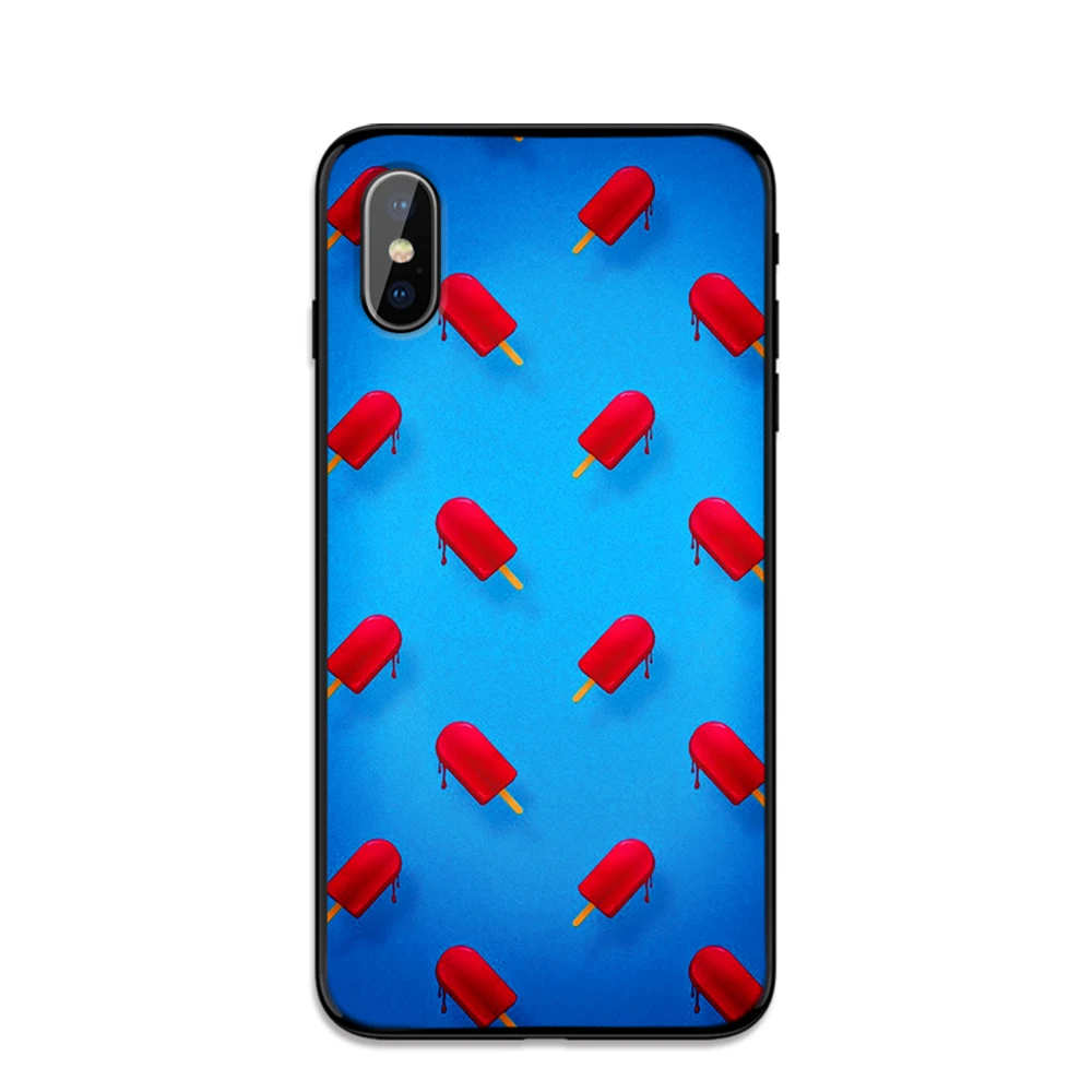 Мягкий чехол из ТПУ с рисунком фруктов для Apple iPhone 6 6S 7 8 Plus 5 5S SE X XS MAX XR силиконовые