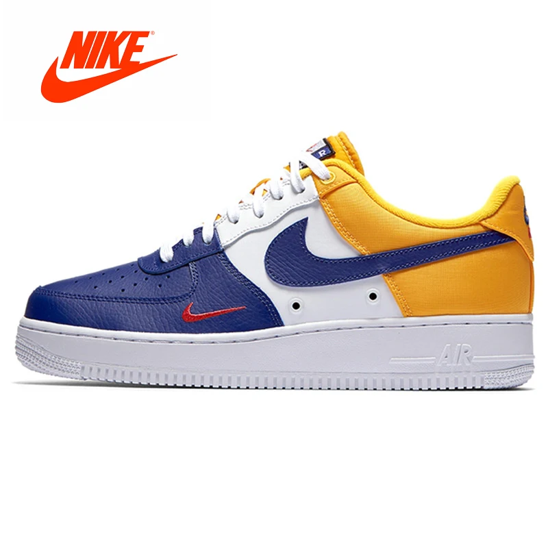 Original New Arrival Authentic NIKE AIR FORCE 1 07 LV8 AF1 Stitching Small Hook Skateboarding Men's Skateboard Shoes Sneakers