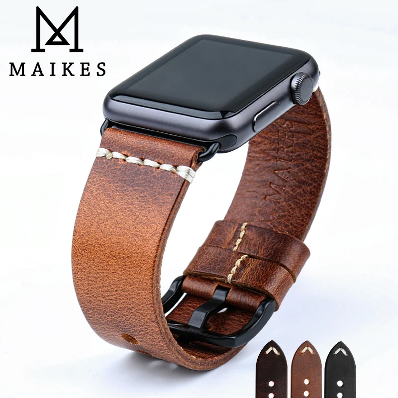 MAIKES Watch Accessories Watchband For Apple Watch Bands 44mm 40mm & Apple Watch Strap 42mm 38mm Series 4 3 2 1 iWatch Bracelet