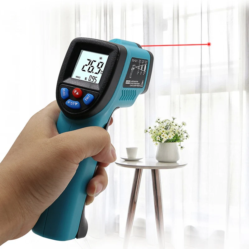 

GM550 Digital Infrared Thermometer Pyrometer Aquarium Thermometer Outdoor Temperature Gauge TSH Shop