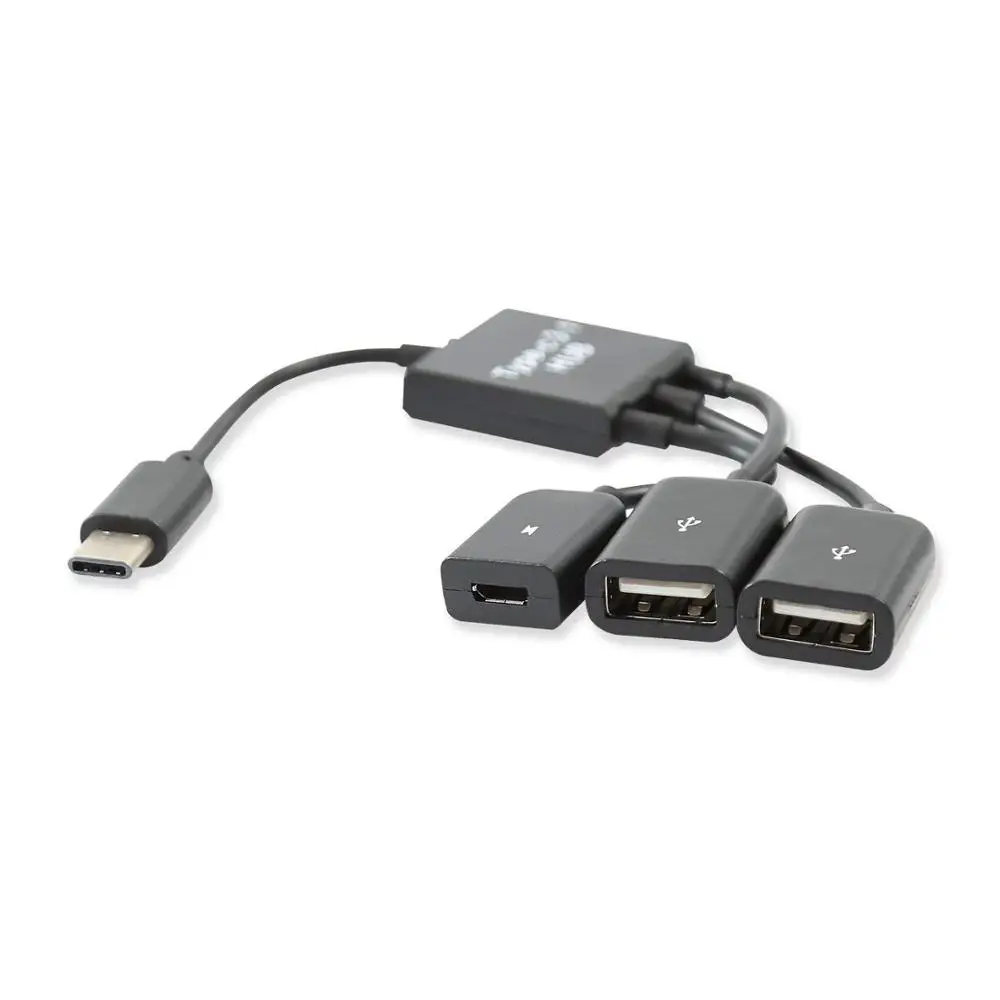 Electop USB 3,1 type C USB-C-Dual 2 порта концентратор адаптер USB 3,1 папа-двойной 2,0 Женский для ПК ноутбук планшет для Macbook-L059