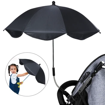 

Adjustable Folding Kids Baby Sun Umbrella Parasol Buggy Pushchair Pram Stroller Accessories Shade Canopy Covers Sun Protection