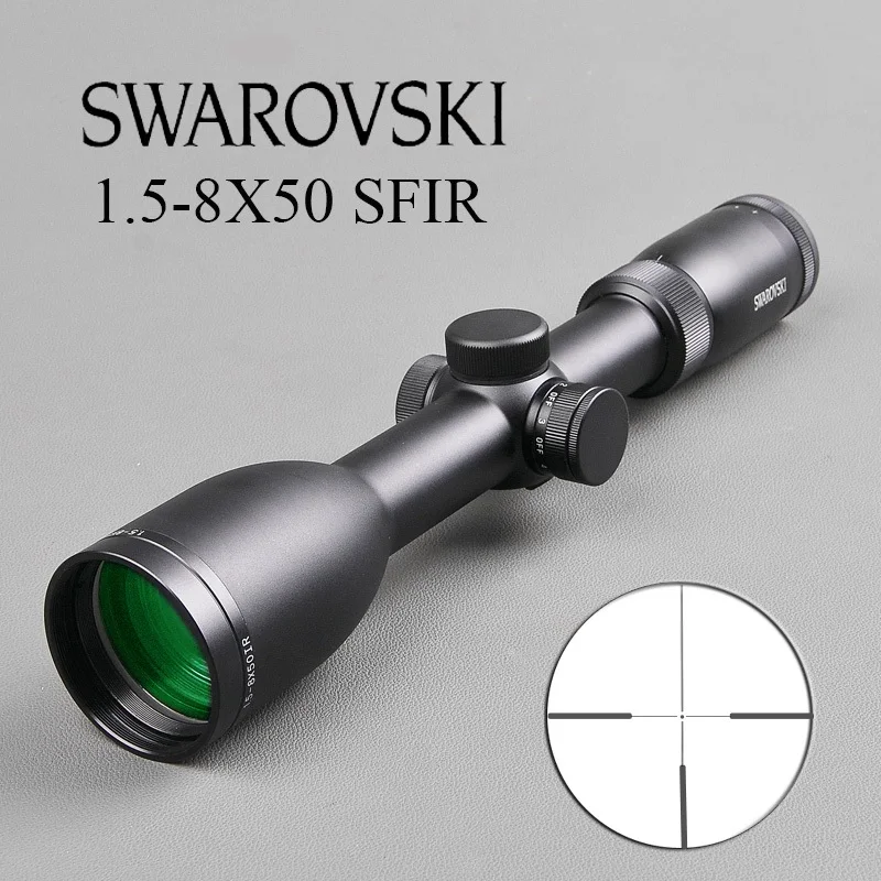 

Tactical Swarovskl 1.5-8x50 IRZ3 Red Dot Reticle Rifle Scopes Hunting Riflescope Sniper Optic Scope For Air Rifle Gun