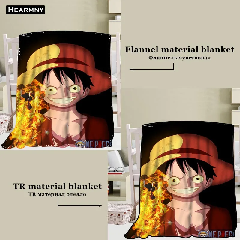 Новое поступление, цельнокроеное одеяло Luffy s, мягкое одеяло с 3D принтом, покрывало для дома/дивана/постельных принадлежностей, переносное покрывало для путешествий для взрослых