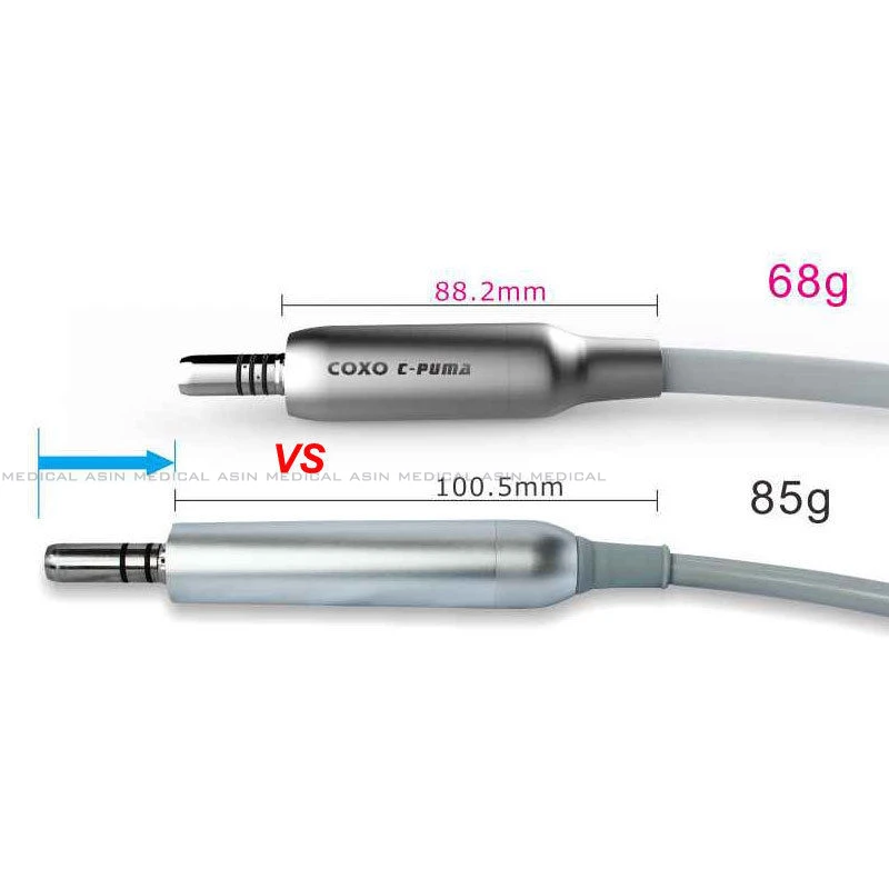 1 комплект coxo, стоматологический Белый светодиодный Бесщеточный мини Электрический Микро Мотор системы C-PUMA+ 1:5 красный увеличивающий