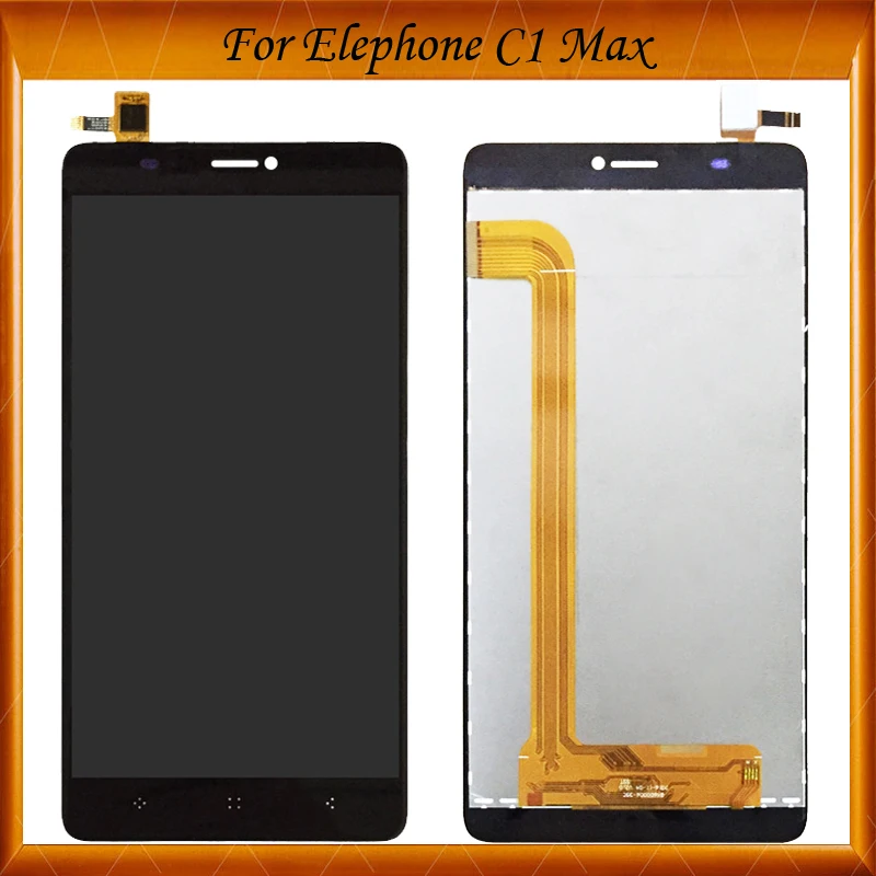 100% Новый оригинальный Elephone C1 Max 1280X720 ЖК-дисплей + сборка сенсорного экрана