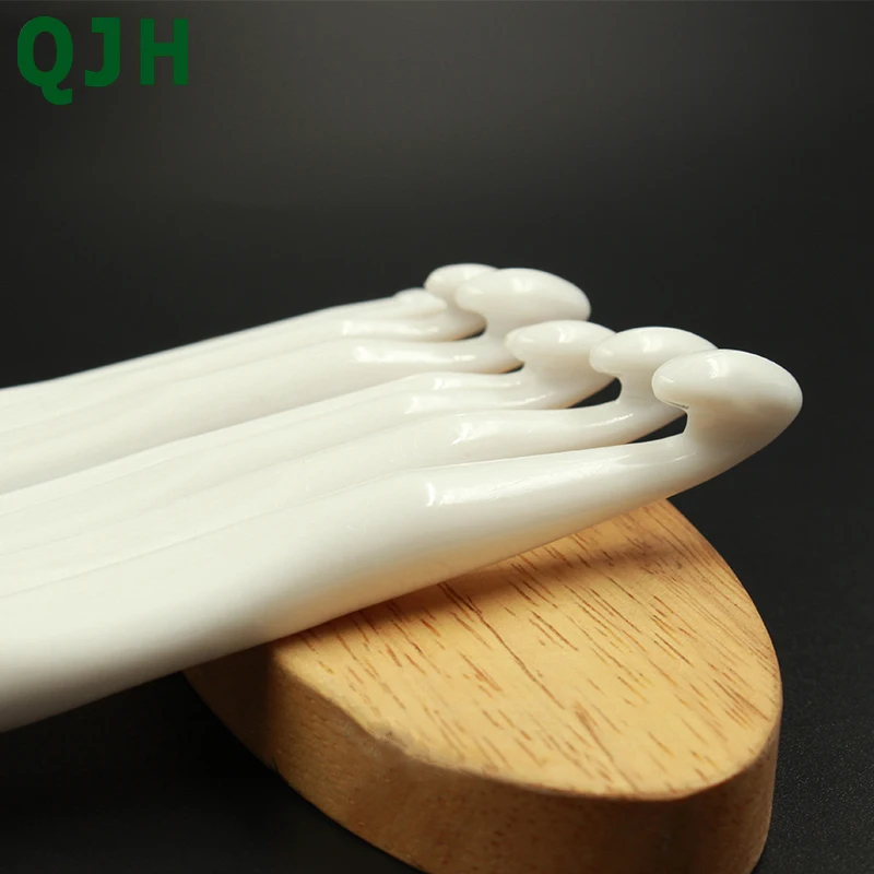 New-Product-7pcs-Pure-White-Plastic-Crochet-Hooks-Knit-Needles-Weave-Craft-Knitting-Needle-DIY-Crafts-(3)