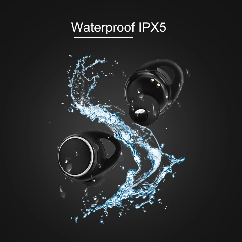 Водонепроницаемые деловые TWS наушники беспроводные Bluetooth двойные Twins стерео