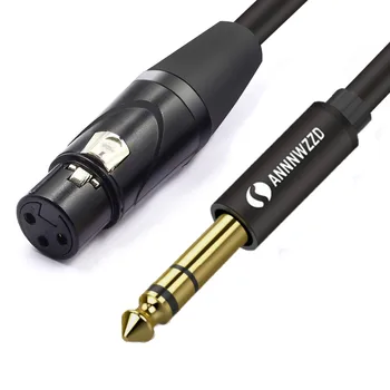

6.35mm Jack to XLR Cable Male to Female Professional audio Cable 1m 2m 3m 5m for Microphones Speakers Sound Consoles Amplifier