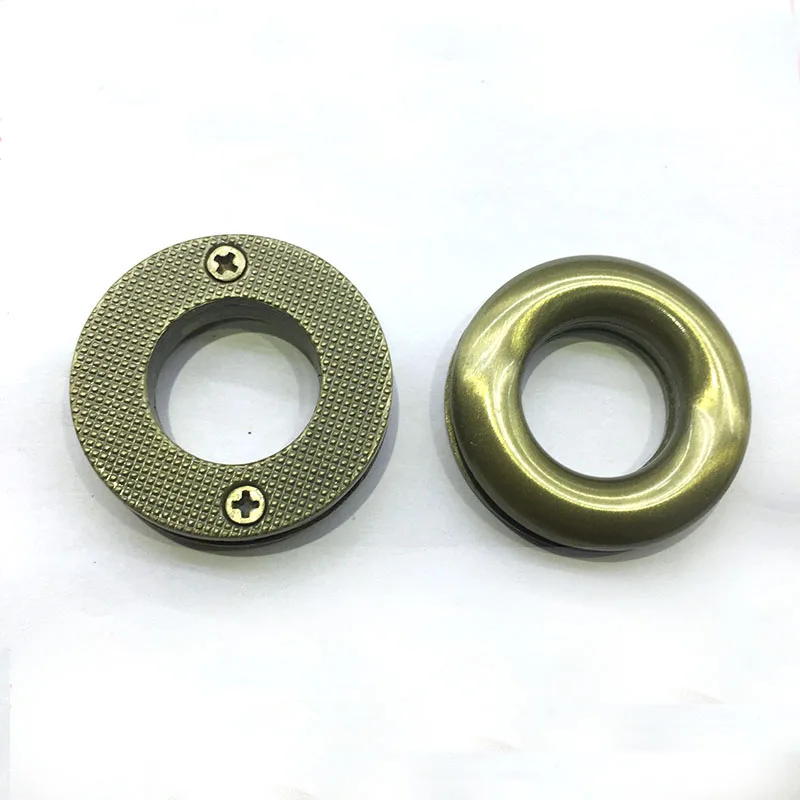 18mm alloyed Screw in Grommet antique bronze 20pcsBag Parts