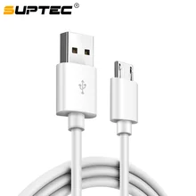 SUPTEC Micro USB кабель 2A Быстрая зарядка телефон зарядное устройство кабель дата кабель Универсальный для Sumsung Xiaomi huawei Android планшет 1 м 2 м