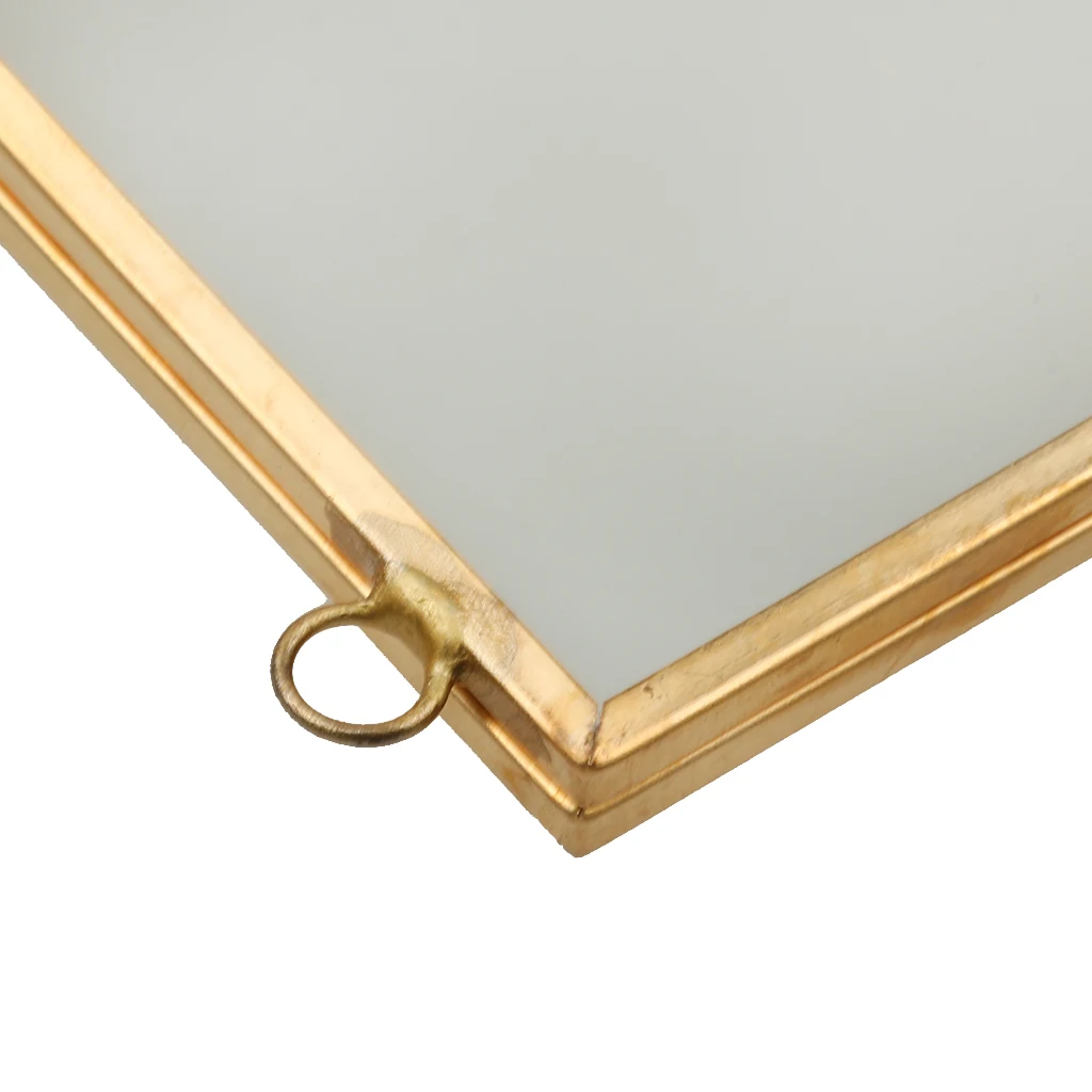 Antique Brass Glass Metal Picture Photo Frame Vintage Portrait 20 X 20cm