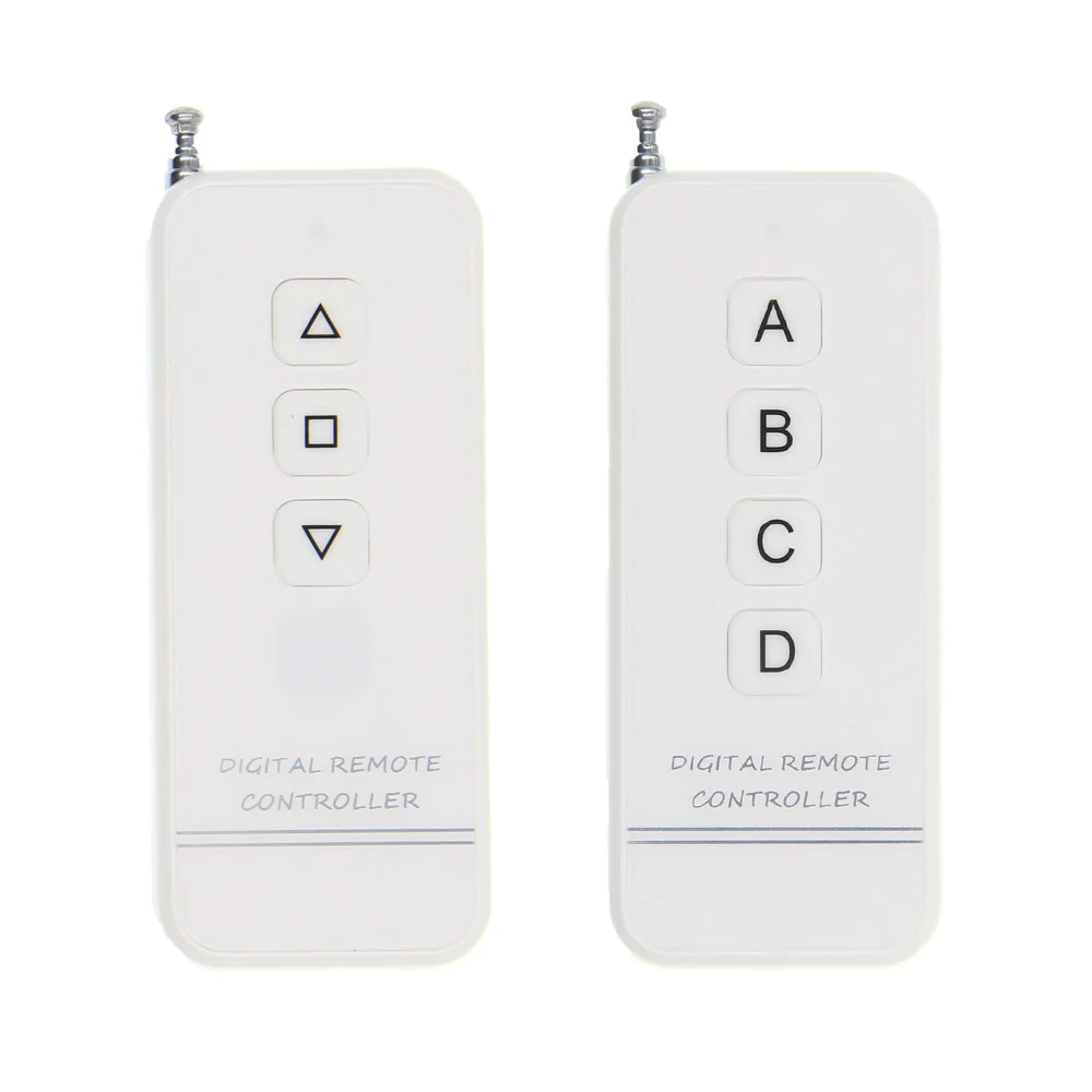 

500m Nice 3 4 CH Channels 3CH 4CH RF Wireless Remote Control,315/433 MHz Transmitter Fixed Code PT2262