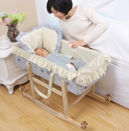 

Baby shaker bed newborn cradle baby shopping basket car portable out of the crib bed