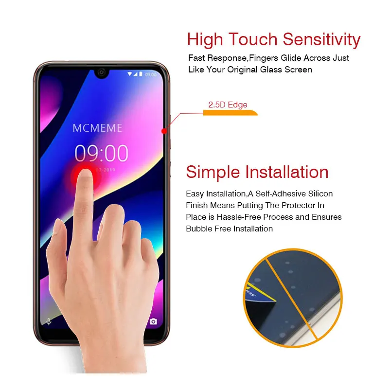 10 шт./лот закаленное стекло для Wiko View 3 3pro lite защита экрана телефона ультратонкая