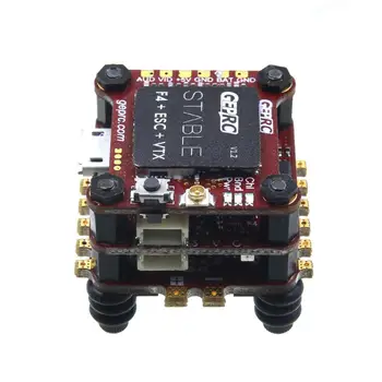 

For Mini Hornet FPV Stable F4 Mini Tower Fly F4 Betaflight Flight Control + 12A / 20A BLHELI-S 4 in 1 ESC + 48CH 200 mw VTX