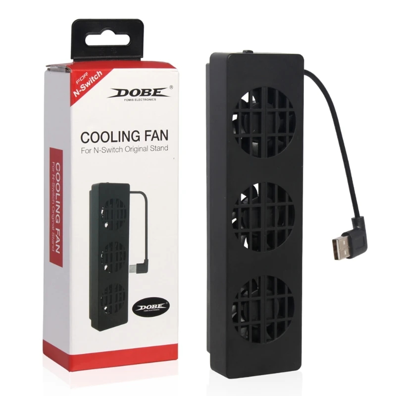 

DC 5V 3-Fan External Super USB Cooling Fan Cooler For Nintendo Switch Console