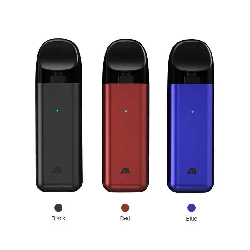 

Electronic Cigarette Pod Vape Original IJOY AI Starter Kit 450mah Built-in Battery 2ml Capacity Pod System Vaporizer Vape Pen