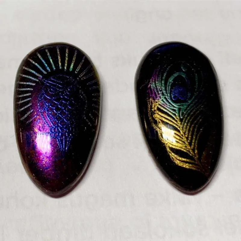Imagem da Placa Lote Template Unha Gato Coroa Projeto Carimbar Placas Manicure Art Faça Você Mesmo Decorações Estênceis 12 Pçs - 3 Beleza e saúde