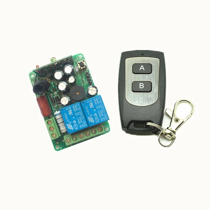 

AC220V 2CH Wireless Remote Control Switch System teleswitch Receiver+ Transmitters for Appliances Gate Garage Door