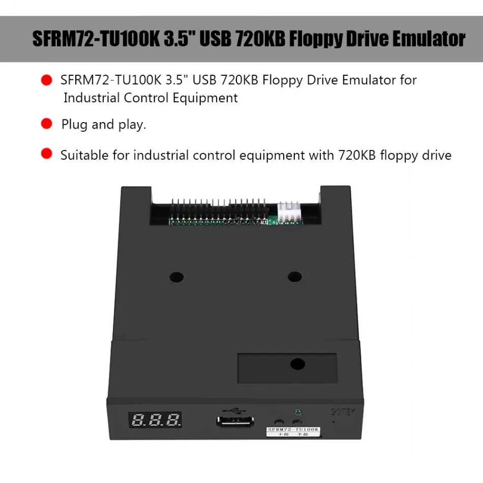 SFRM72-TU100K 3," USB 720KB эмулятор дисковода для промышленного управления 3,5 usb эмуляторы дисковода