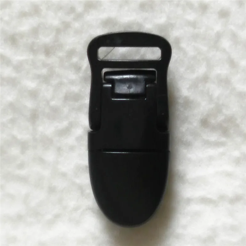 5 цветов смешанные) DHL 1000 шт. симпатичный бренд Kam пластиковое детское кольцо для соски держатель цепи зажимы для 15 мм ленты подтяжки клип - Цвет: Black