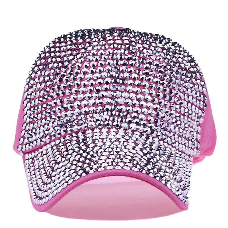 BINGYUANHAOXUAN со стразами и жемчугом модная Бейсбол Кепки женщина Snapback Шапки хип-хоп Для женщин ковбой 2018 Роскошные Casquette Бейсбол