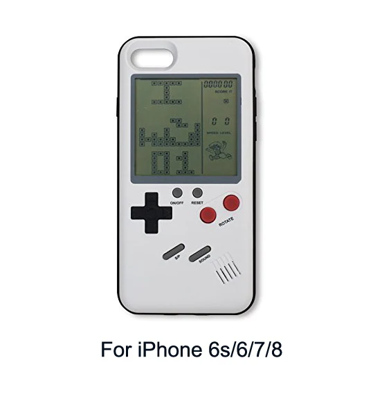 GB Gameboy Tetris чехлы для телефонов iPhone 6, 6 S, 7, 8 Plus, мягкий чехол для игровой консоли Blokus для Iphone X - Цвет: For Iphone 6s 6 7 8