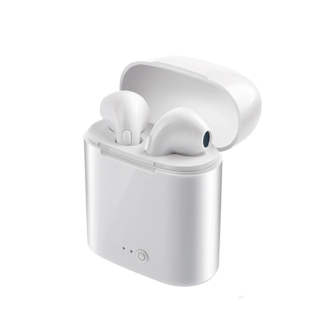 

i7s TWS Wireless Bluetooth Earphone, Stereo Earbud Headset with Charging Box White For android ios smart phone