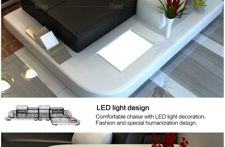 كنب ifuns رخيصة أثاث المنزل بالجملة الأبيض جلدية l شكل التصميم الحديث كرسي كرسي ركن أريكة fr corner sofa corner sofa designdesigner corner sofa aliexpress