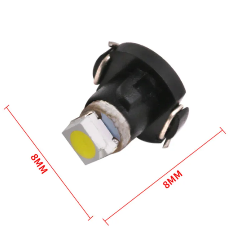 10 шт. T3 1210 SMD 3528 12V Приборная панель лампа NEO автомобильная светодиодная лампа панель приборной панели светильник для чтения белый/желтый/зеленый/синий/красный/розовый
