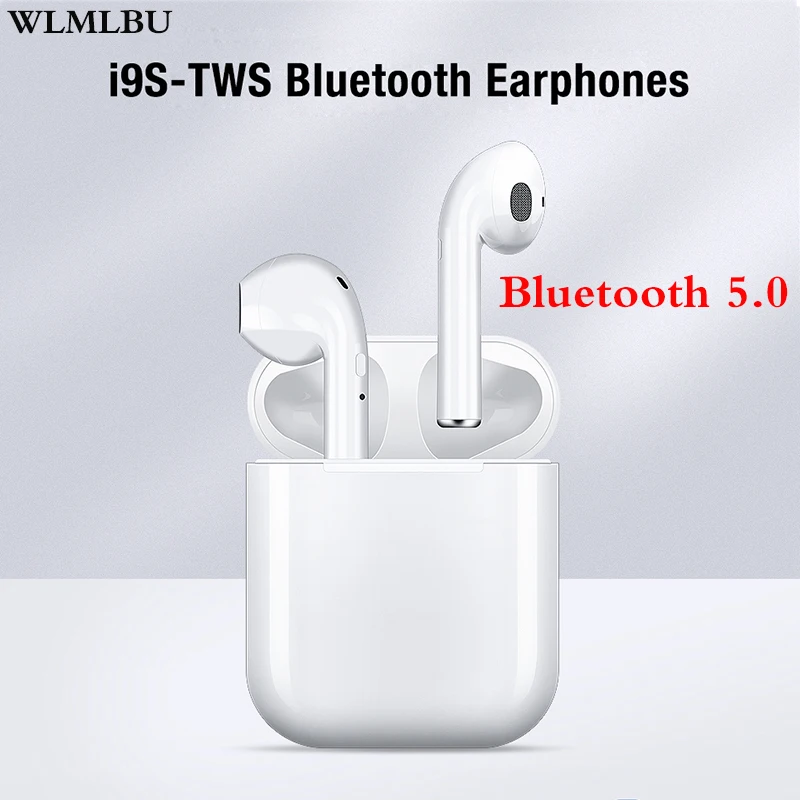 

WLMLBU Hot Sell i9s TWS Mini Wireless Bluetooth Earphone Stereo Earbud Headset With Charging Box Mic For All Smart phone