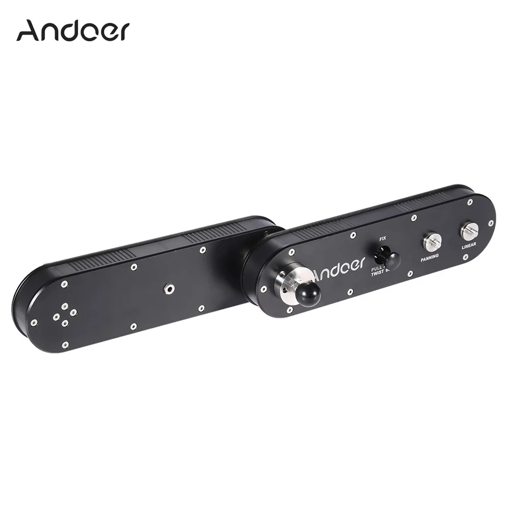 

Andoer GT-V70 Portable Camera Track Slider for GoPro Action Cameras Smartphone DSLR ILDC with Extends Up to 4x Distance