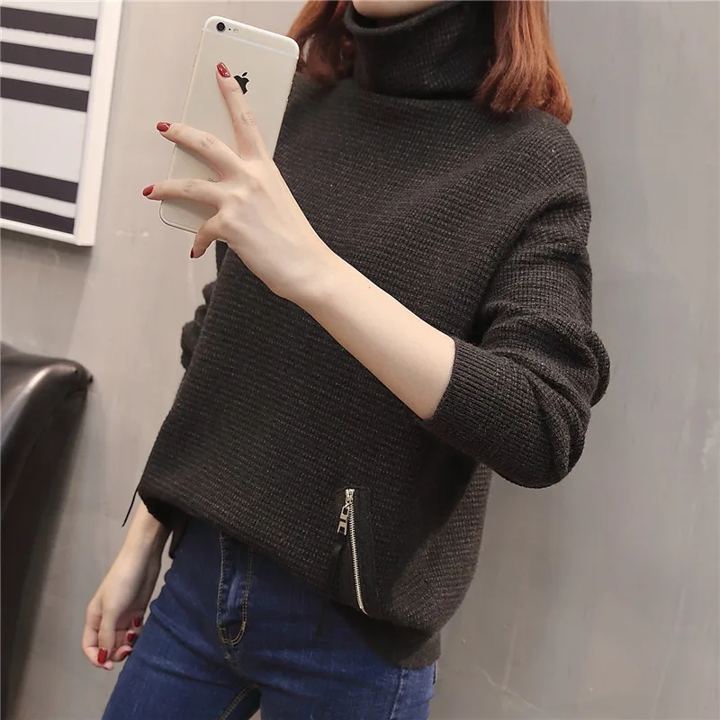 Chart Winter Bottoming Neck See Head High Wild New Women's And Chart Shirt Knit Autumn see Sweater Loose SqTU0nTa