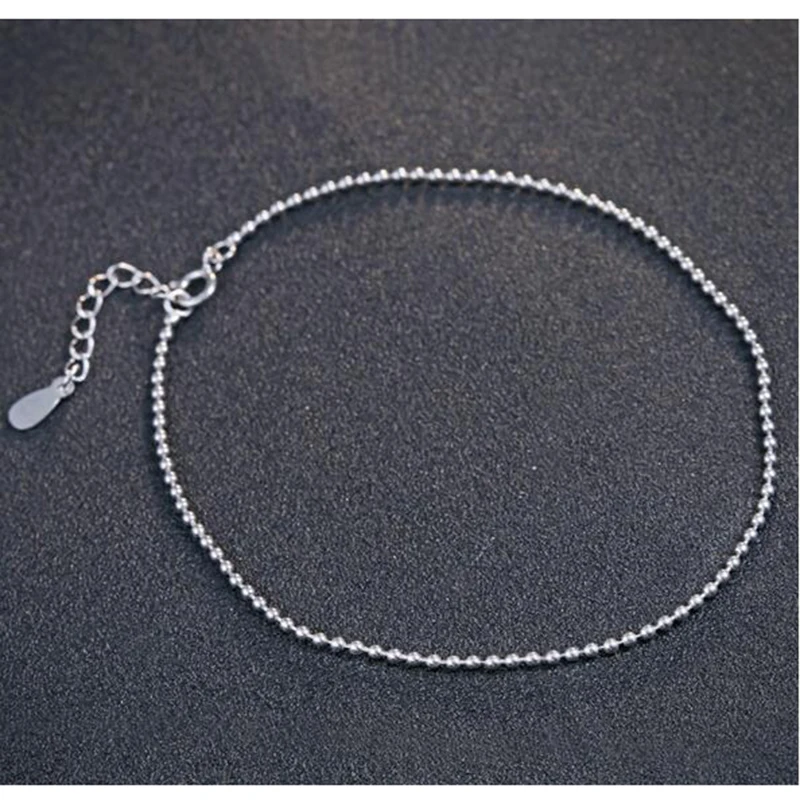 Sinya Classical Pure silver Anklets Bracelets for women girls gift 2017 Biggest promotion 100% 925 sterling silver fine jewelry (1)